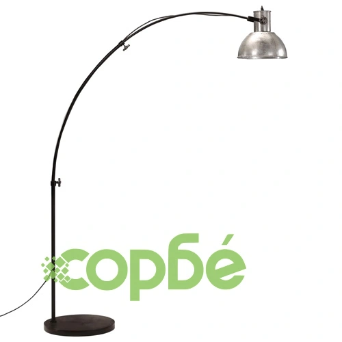 Подова лампа, 25 W, винтидж, сребриста, 150 см, E27 ➤ топ цена ➤ sorbe.bg