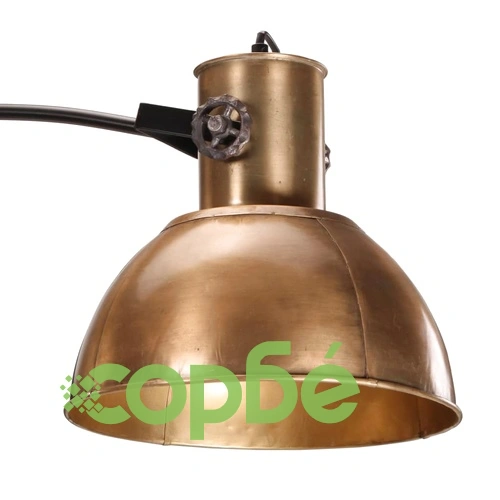 Подова лампа, 25 W, античен месинг, 150 см, E27 ➤ топ цена ➤ sorbe.bg