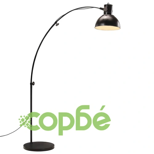 Подова лампа, 25 W, черна, 150 см, E27 ➤ топ цена ➤ sorbe.bg