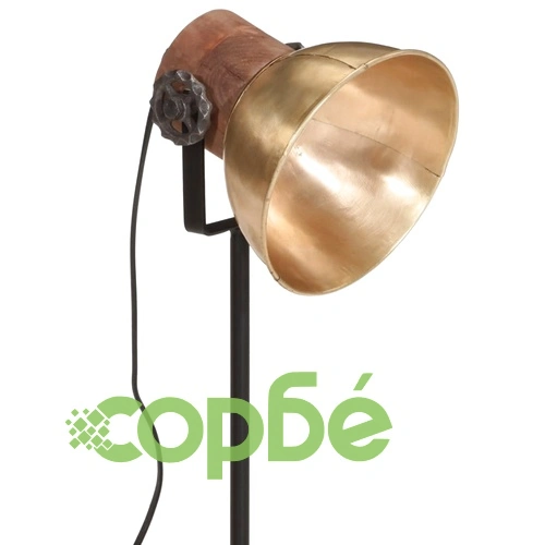Настолна лампа 25 W, античен месинг, 17x17x50 см, E27 ➤ топ цена ➤ sorbe.bg