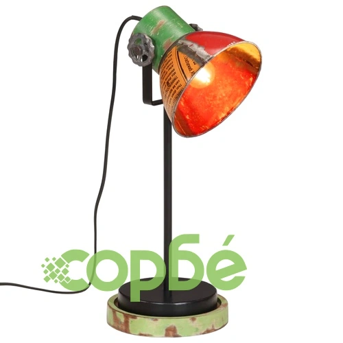 Настолна лампа 25 W многоцветна 17x17x50 см E27 ➤ топ цена ➤ sorbe.bg