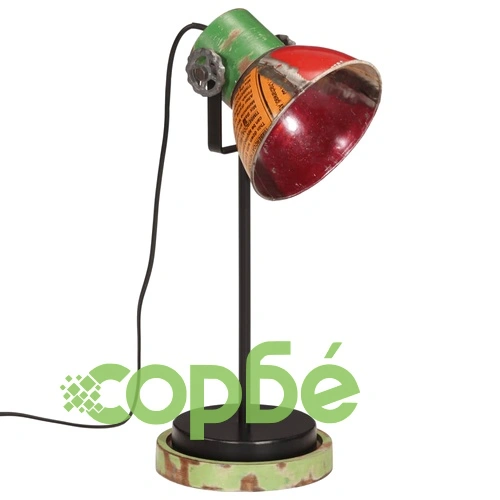 Настолна лампа 25 W многоцветна 17x17x50 см E27 ➤ топ цена ➤ sorbe.bg