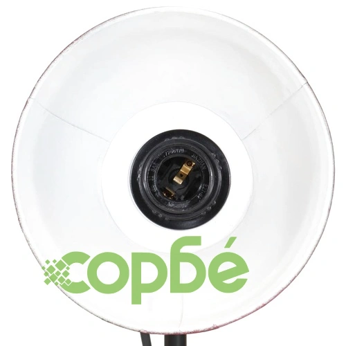 Настолна лампа 25 W състарено червено 17x17x50 см E27 ➤ топ цена ➤ sorbe.bg