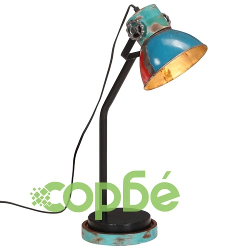 Настолна лампа 25 W многоцветна 18x18x60 см E27 ➤ топ цена ➤ sorbe.bg