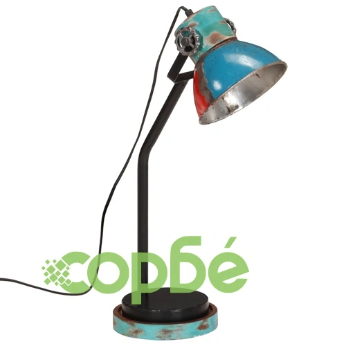Настолна лампа 25 W многоцветна 18x18x60 см E27 ➤ топ цена ➤ sorbe.bg