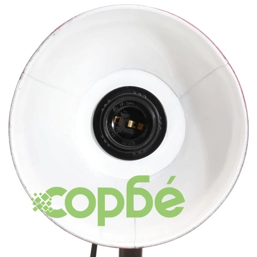 Настолна лампа 25 W състарено червено 18x18x60 см E27 ➤ топ цена ➤ sorbe.bg