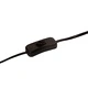 Настолна лампа 25 W състарено червено 18x18x60 см E27
