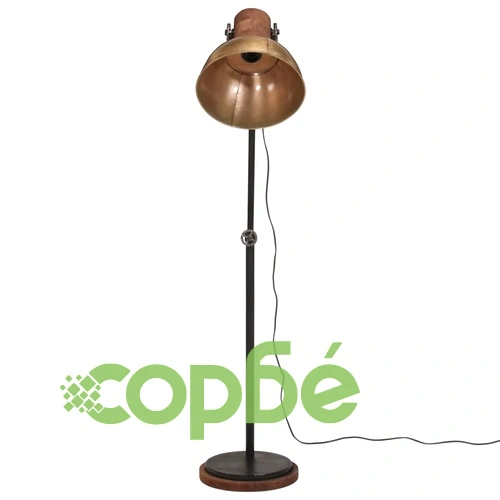 Подова лампа, 25 W, античен месинг, 30x30x100-150 см, E27 ➤ топ цена ➤ sorbe.bg