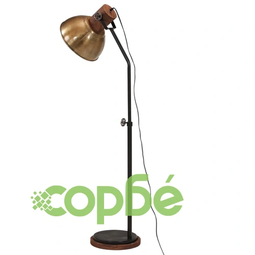 Подова лампа, 25 W, античен месинг, 30x30x100-150 см, E27 ➤ топ цена ➤ sorbe.bg