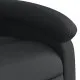 Масажен наклоняем стол, черен, естествена кожа