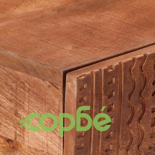 Конзолна маса, 90x30x76 cм, мангово дърво масив и желязо ➤ топ цена ➤ sorbe.bg