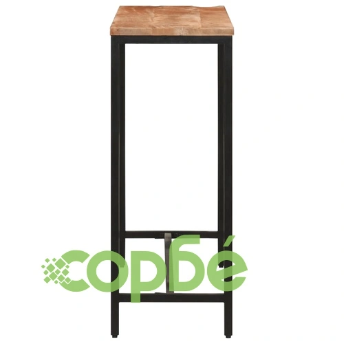 Конзолна маса, 110x30x75 cм, мангово дърво масив и желязо ➤ топ цена ➤ sorbe.bg