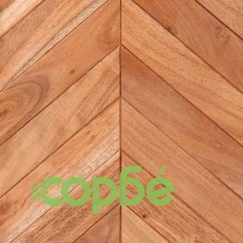 Шкаф за баня 40x30x60 см масивно акациево дърво и желязо ➤ топ цена ➤ sorbe.bg