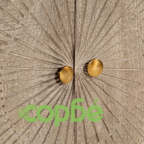 Бюфет, 55x30x76 см, мангово дърво масив и желязо ➤ топ цена ➤ sorbe.bg