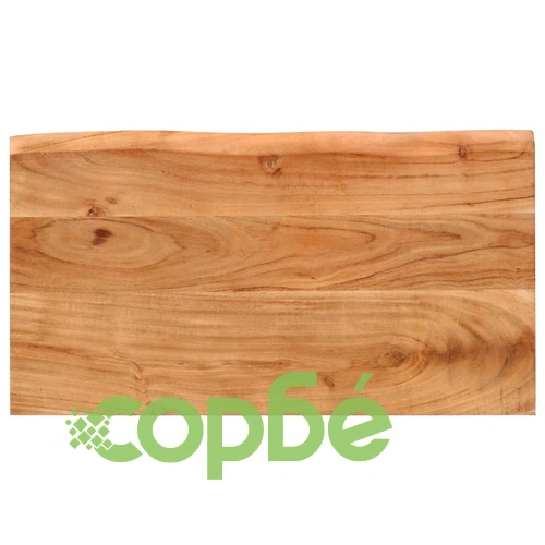 Стифиращи маси, 3 бр, с жив ръб, акация масив ➤ топ цена ➤ sorbe.bg