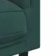 Фотьойл с възглавница, тъмнозелен, кадифе