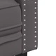 Честърфийлд диван с 2 седалки сив от kunstnahast