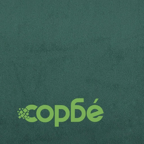 Честърфийлд диван с болстери, 2-местен, тъмнозелен, кадифе ➤ топ цена ➤ sorbe.bg