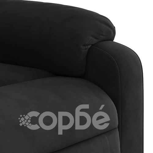 Масажен наклоняем стол, черен, микрофибърен текстил ➤ топ цена ➤ sorbe.bg