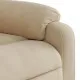 Масажен наклоняем стол, кремав, микрофибърен текстил
