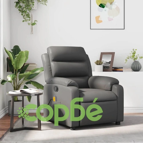 Масажен наклоняем стол, сив, изкуствена кожа ➤ топ цена ➤ sorbe.bg