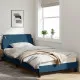 Рамка за легло синя 100x200 см, плат