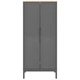 Гардероб FLORO, сив, 77x53x171 см, бор масив