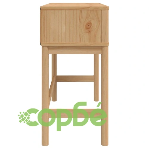 Конзолна маса FLORO восъчнокафява 89,5x36,5x73 см бор масив ➤ топ цена ➤ sorbe.bg