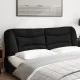 Възглавница за табла, черна, 180 см, плат