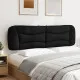 Възглавница за табла, черна, 180 см, плат