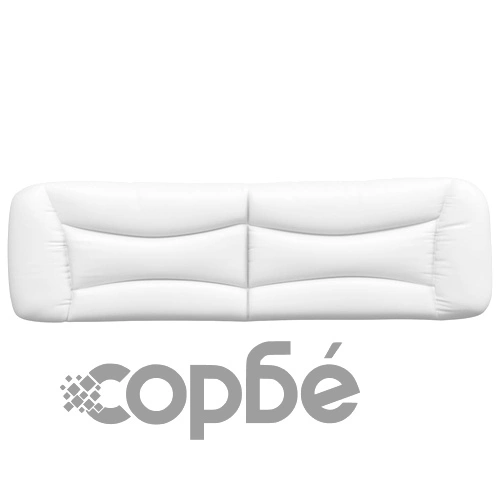 Мека табла за легло, бяла, 180 см, изкуствена кожа ➤ топ цена ➤ sorbe.bg