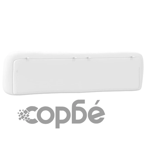 Мека табла за легло, бяла, 200 см, изкуствена кожа ➤ топ цена ➤ sorbe.bg