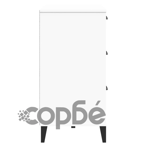 Шкаф с чекмеджета VIKEN, бял, инженерно дърво ➤ топ цена ➤ sorbe.bg