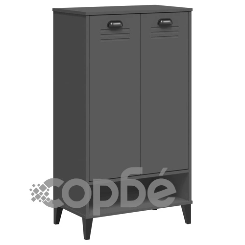 Шкаф за обувки VIKEN, антрацитно сив, инженерно дърво ➤ топ цена ➤ sorbe.bg
