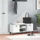 Пейка за обувки VIKEN, бяла, 106x35x45 см, инженерно дърво