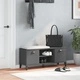 Пейка за обувки VIKEN, антрацит, 106x35x45 см, инженерно дърво