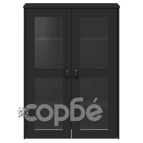 Надстройка за висок шкаф VIKEN, черна, инженерно дърво ➤ топ цена ➤ sorbe.bg