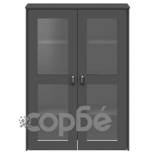 Надстройка за висок шкаф VIKEN, антрацитно сив, инженерно дърво ➤ топ цена ➤ sorbe.bg