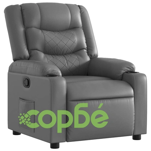 Наклоняем стол, сив, изкуствена кожа ➤ топ цена ➤ sorbe.bg