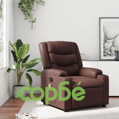 Масажен наклоняем стол, кафяв, изкуствена кожа ➤ топ цена ➤ sorbe.bg