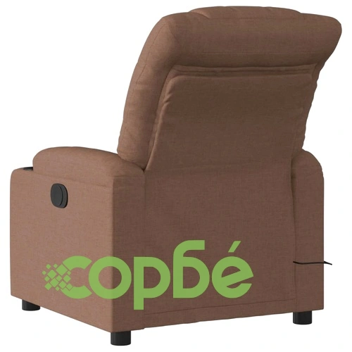 Масажен наклоняем стол, кафяв, текстил ➤ топ цена ➤ sorbe.bg