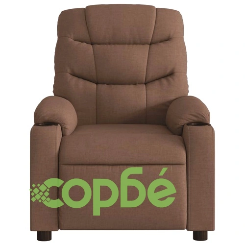 Масажен наклоняем стол, кафяв, текстил ➤ топ цена ➤ sorbe.bg