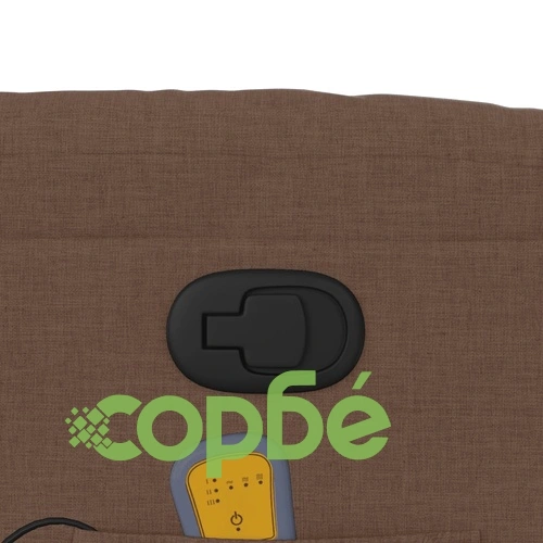 Масажен наклоняем стол, кафяв, текстил ➤ топ цена ➤ sorbe.bg