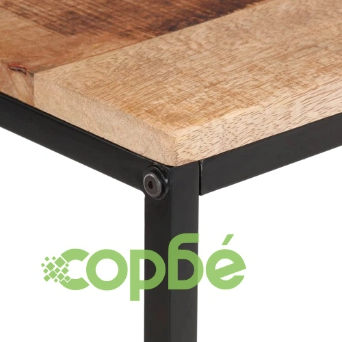 Конзолна маса, 70x35x70 см, грубо мангово дърво масив ➤ топ цена ➤ sorbe.bg