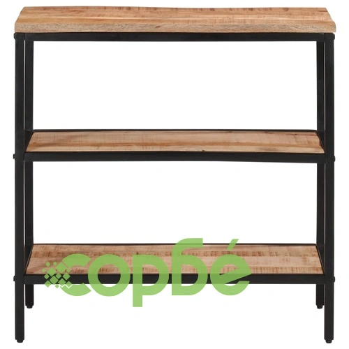 Конзолна маса, 70x35x70 см, грубо мангово дърво масив ➤ топ цена ➤ sorbe.bg