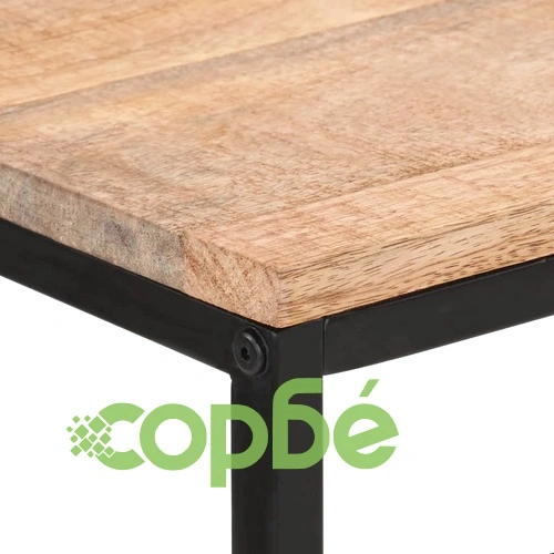 Конзолна маса, 70x35x70 см, грубо мангово дърво масив ➤ топ цена ➤ sorbe.bg