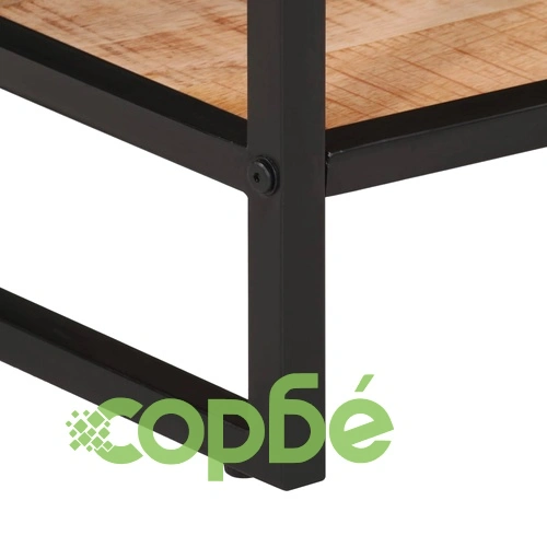 Конзолна маса, 70x35x70 см, грубо мангово дърво масив ➤ топ цена ➤ sorbe.bg