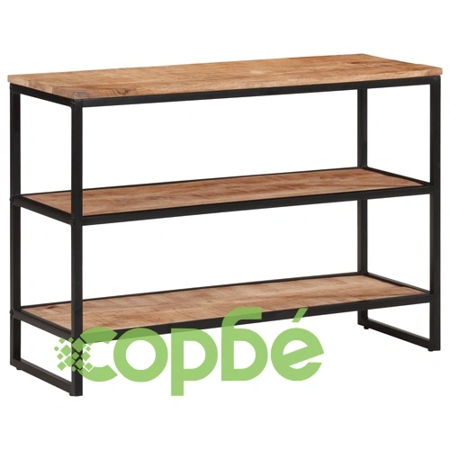 Конзолна маса, 100x35x70 см, грубо мангово дърво масив ➤ топ цена ➤ sorbe.bg