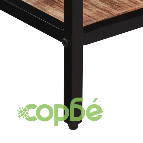 Конзолна маса, 100x35x70 см, грубо мангово дърво масив ➤ топ цена ➤ sorbe.bg