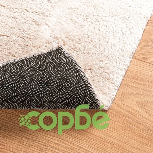 Килим HUARTE с къс косъм, мек и миещ се, бежов, 160x230 см ➤ топ цена ➤ sorbe.bg